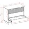 Manhattan Comfort Granville 38.18 Standard Dresser in White DR-5011 - alternate 7
